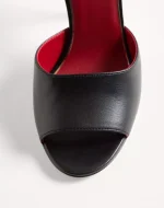 Valentino Drip Rose Kidskin Sandal With Crystals 105Mm - Image 3